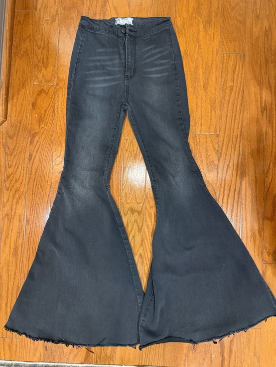 Free People Denim - Free People Black High-Rise bell bottom Jeans